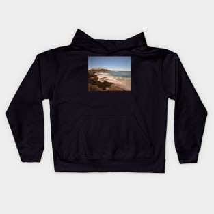 Nubble Light in York ME Cape Neddick Kids Hoodie